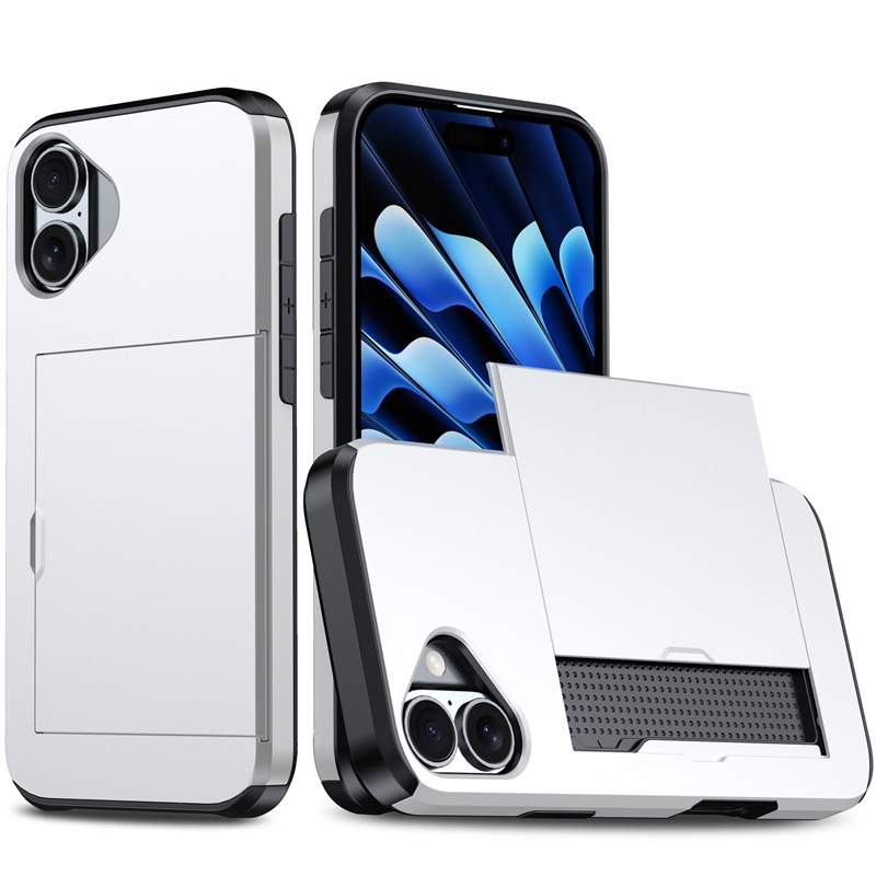 Coque iphone 17 pro avec porte-cartes et cache coulissant protection_voghion.com
