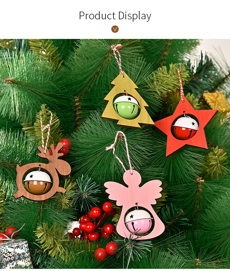 Christmas Non-woven Bell Pendant Decoration Wholesale Nihaojewelry display picture 9