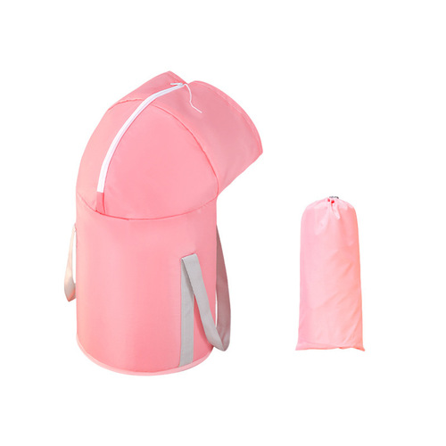 Travel portable outdoor camping foldable water bucket thick large size wash basin laundry bucket simple foot soaking device