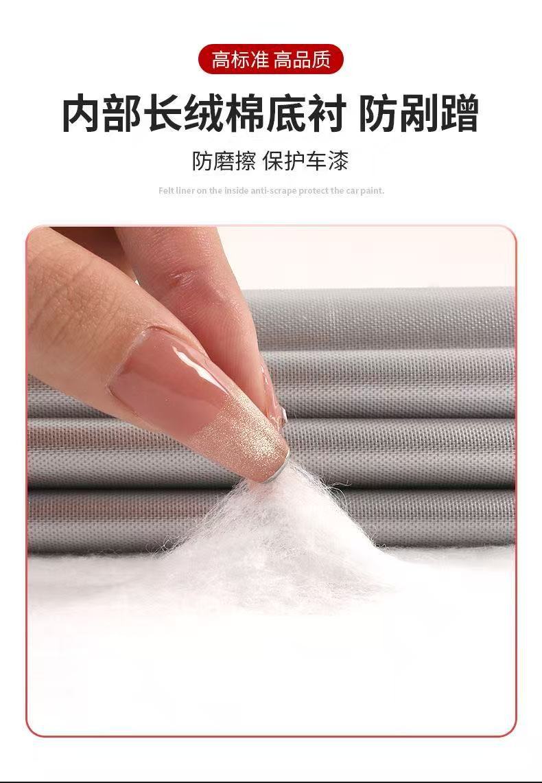 Car cover, cross-border shipping, sun protection, heat insulation, waterproof, opaque, light-blocking canvas car cover, full cover