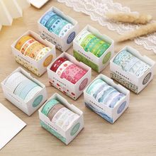 5 PCS Kawaii Washi Tapes Set Scrapbooking Stickers Supplies