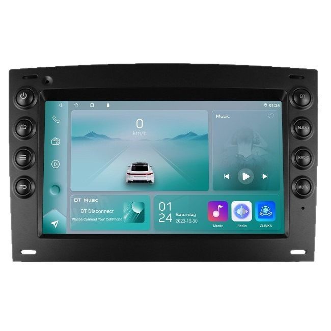 7 inch 9 inch for Renault Megane 2 carplay Bluetooth central control large screen car Android GPS navigator