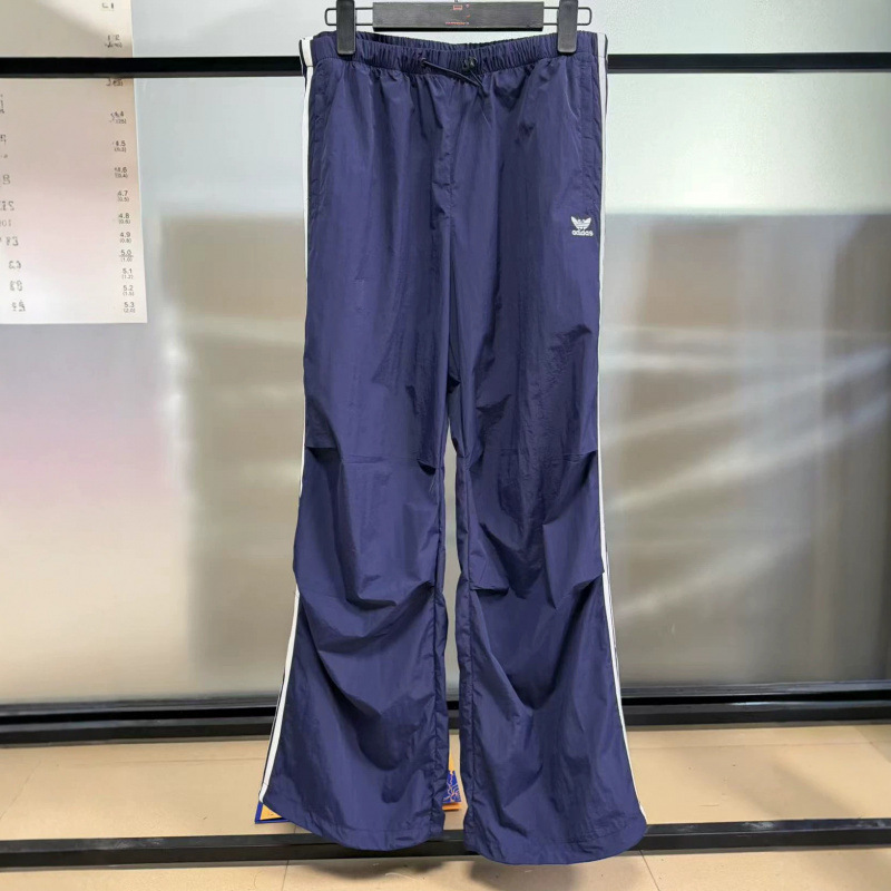 Clover Fashion Loose-Fitting Sports Pants Unisex Spring and Summer Trendy Casual Versatile Three-Stripe Wide-Leg Pants