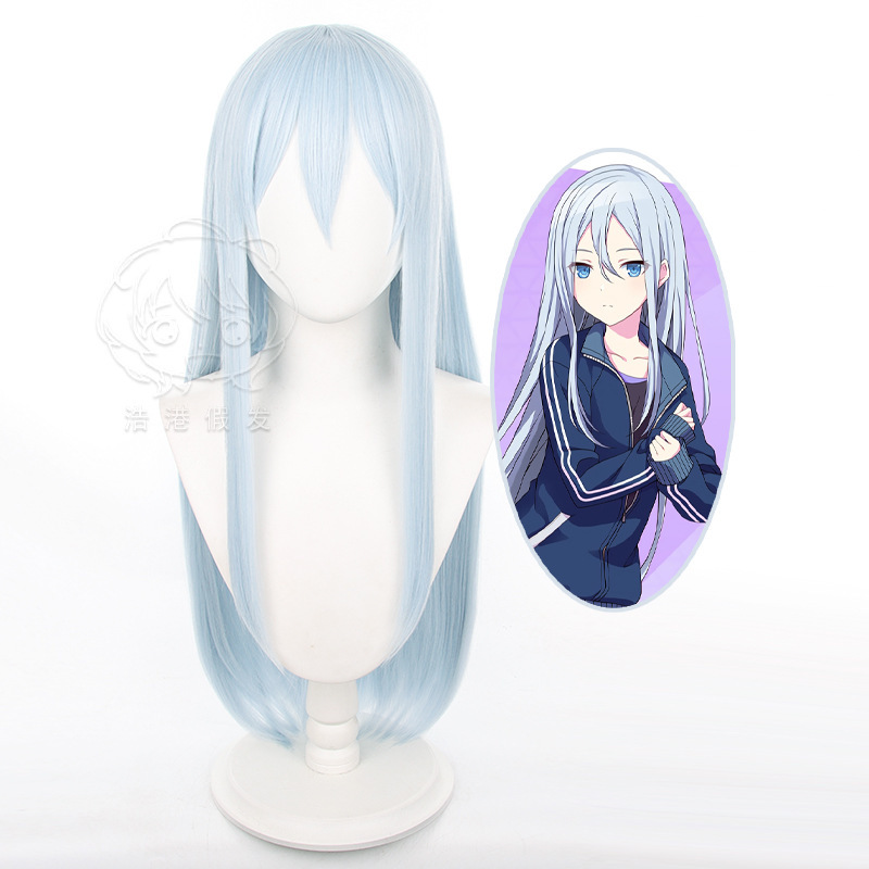 Haohang-World Project Colorful Stage Feat. Hatsune Miku Akaki Cos Wig Scalp Top