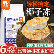 椰子冻粉1斤装 商用椰子布丁椰奶冻椰皇冻粉海南椰子碗蛋糕店