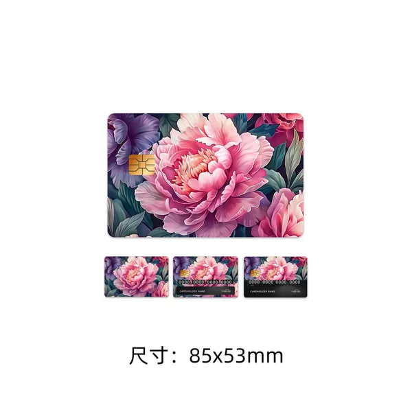 Cross-Border Credit Card Stickers, Debit Cards, Transportation Cards, Personalized Bank Cards, Anti-Scratch, Anti-Slip and Waterproof Stickers
