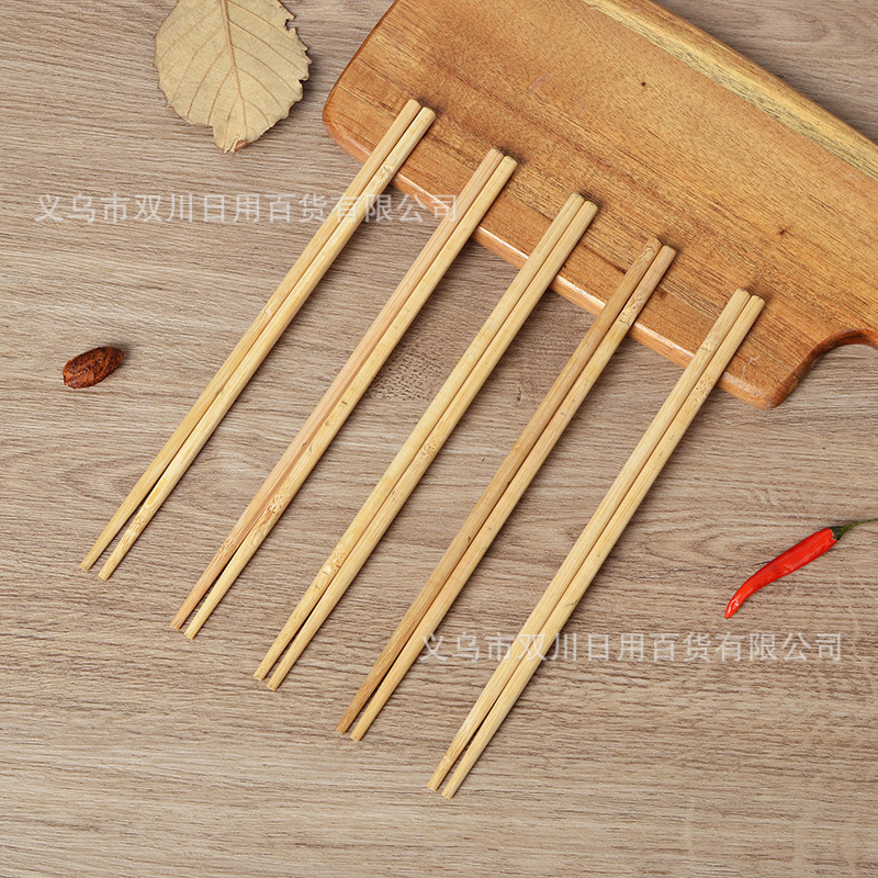 27cm火鍋箸10足セット無節家庭用箸ホテル箸会販売用ギフトチケット箸卸売り|undefined