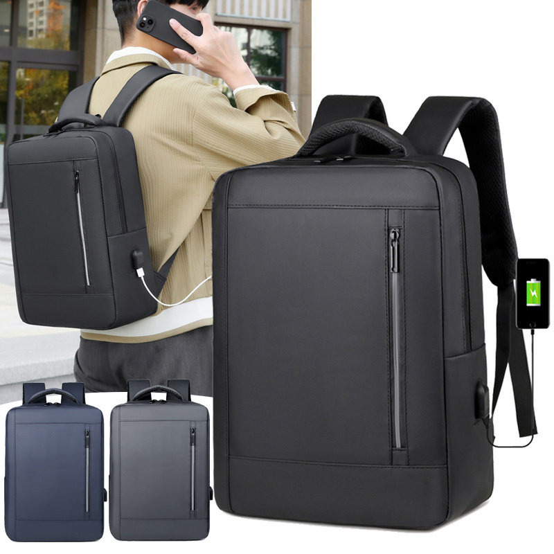 Cross-border Men's Business Commuter Backpack Water-repellent Laptop Bag Fashion Travel Large Capacity Backpack Cross-border Men's Business Commuter Backpack Water-repellent Laptop Bag Fashion Travel Large Capacity Backpack