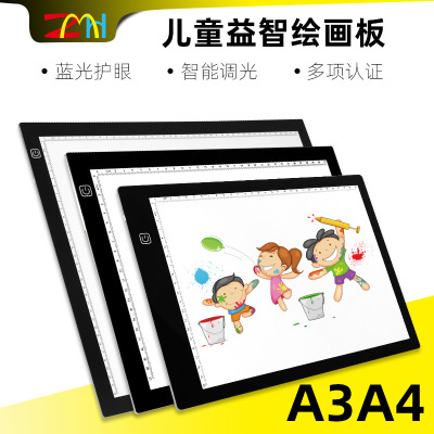 Room Translucency intelligence A4 Copy desk A3 comic Copy Through writing desk painting Drawing board source factory