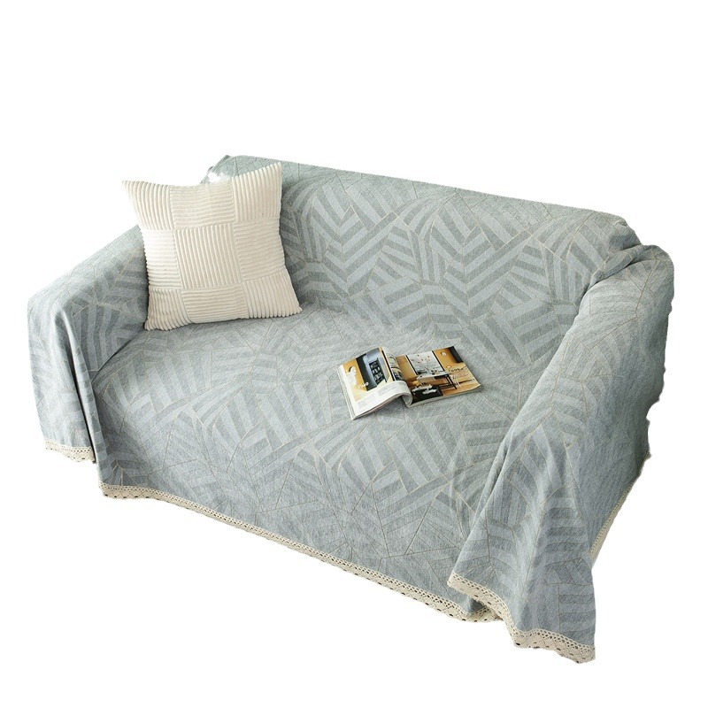 Thickened Chenille Full-Cover Sofa Cover, Unique Square Design, Non-Slip, Suitable For All Seasons, Wholesale From_voghion.com