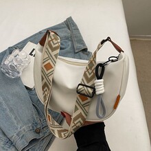 跨境新款休闲百搭尼龙布包爆款斜挎包饺子百搭小众单肩通勤包批发