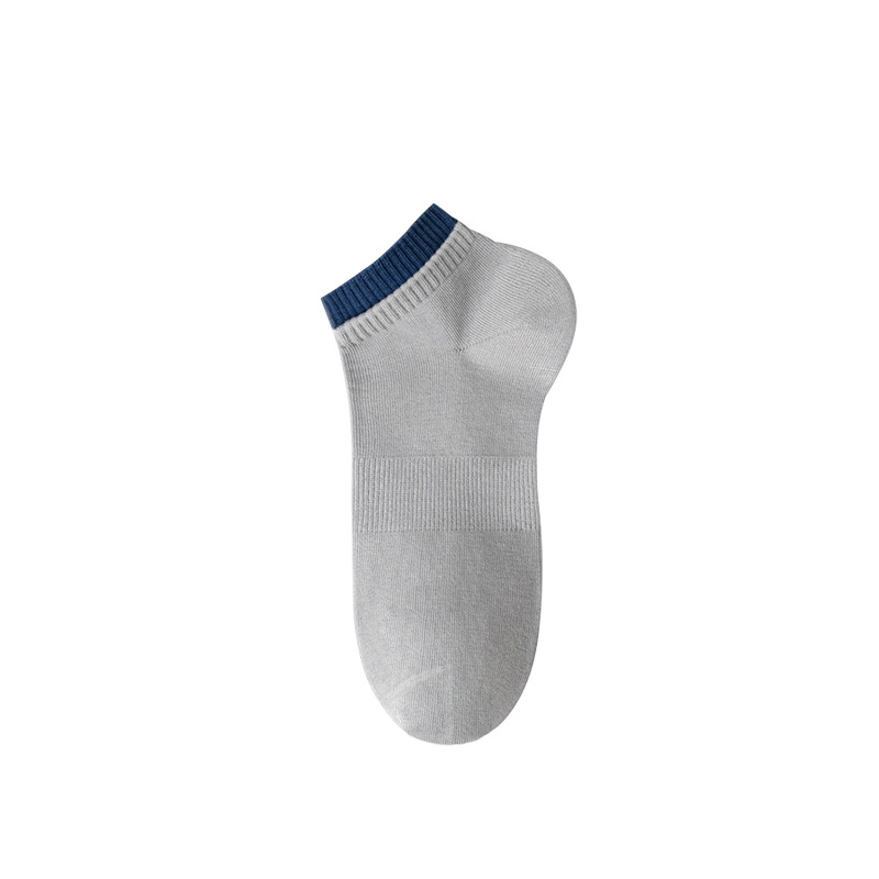 Calcetines Zhuji Calcetines deportivos desodorantes y absorbentes de sudor para hombre Calcetines deportivos dobles antibacterianos y transpirables de primavera y verano Calcetines de algodón para hombre