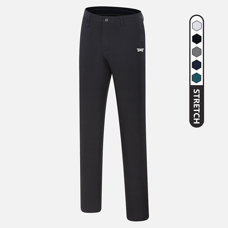 [Special Offer] P Men's Spring and Autumn Golf Pants Medium Thick Woven Stretch Golf Sports Trousers # 2201