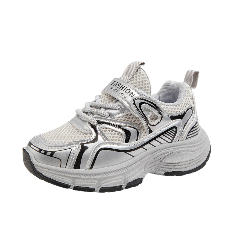 Zapatos deportivos para niños 2024 otoño nuevos zapatos de malla de moda zapatos casuales de malla transpirables zapatos de chicas moda