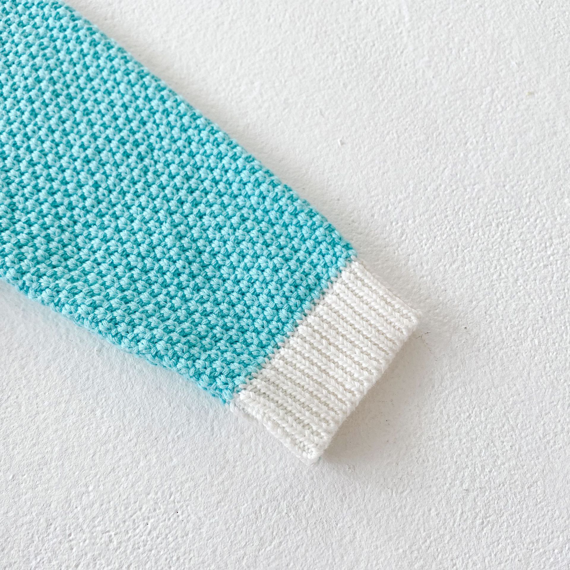 2024 frühling Herbst Kleidung Säuglings-und Kind Bestickte Baby Mädchen Strickjacke + Ha Yi Crawler Zwei Stück Set Einzel_voghion.com