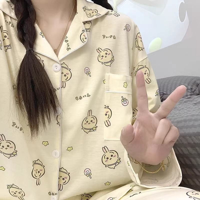 순면-우사치 [남녀동일스타일]긴팔+바지