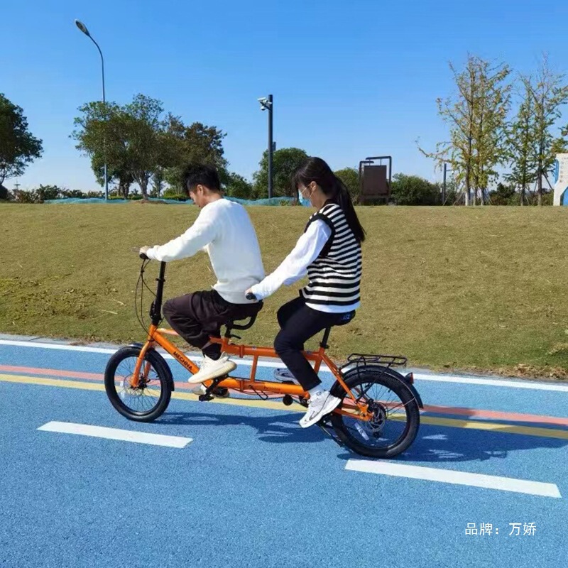 Two-Person Bicycle Folding Variable Speed Parent-Child Family Car with Baby Car Three-Person Scenic Spot Rental Sightseeing Two-Person Riding Default Item Two-Person Bicycle Folding Variable Speed Parent-Child Family Car with Baby Car Three-Person Scenic Spot Rental Sightseeing Two-Person Riding Default Item