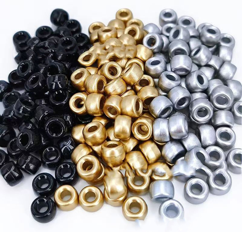 6*9 ミリメートルマルチカラーマルチカラーアクリル大穴フラットビーズつや消しファセットバレルビーズ携帯電話チェーン DIY ビーズ素材|undefined