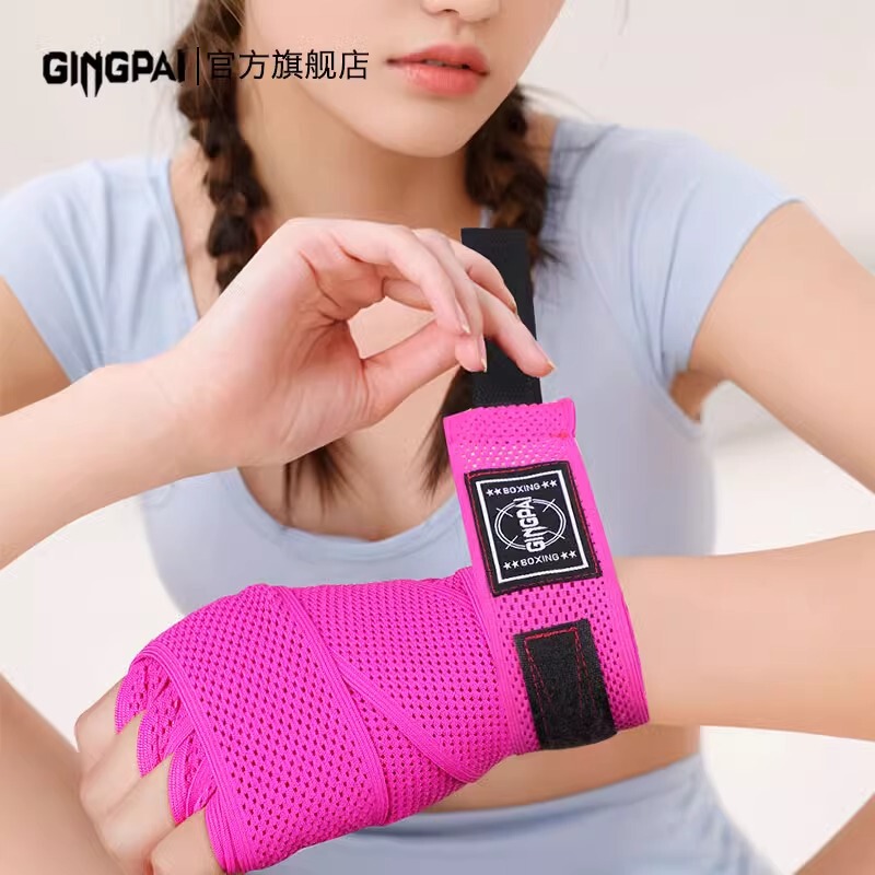 Knuckles Boxing Bandage Men's Sanda Protective Armor Tie Hand Belt Muay Thai Hand Winding Fighting Hand Armor Cloth Women's Gloves Boxing Fighting