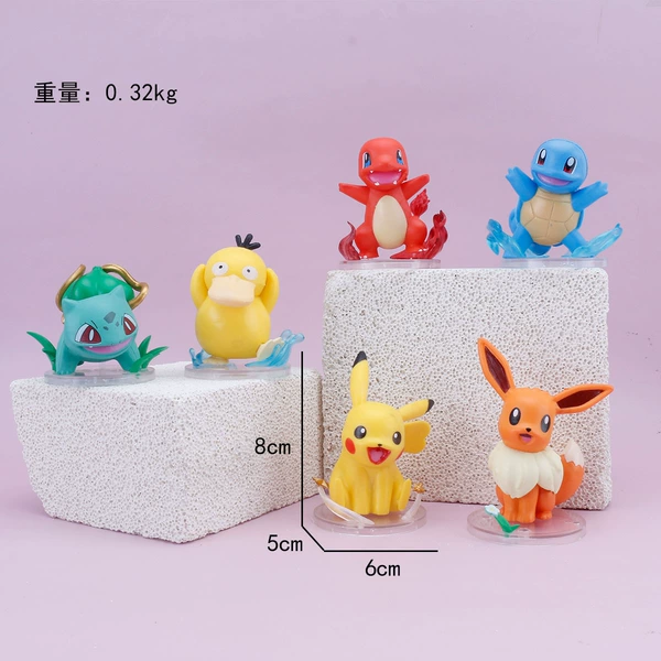 2nd generation Pokémon 6-piece set - bagged