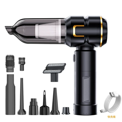Handheld Brushless Digital Display Fast Tozsoranlar - st-6705bplusblack-and-gold-detachable-brushless-vacuum-cleaner-long-dust-collection-chamber