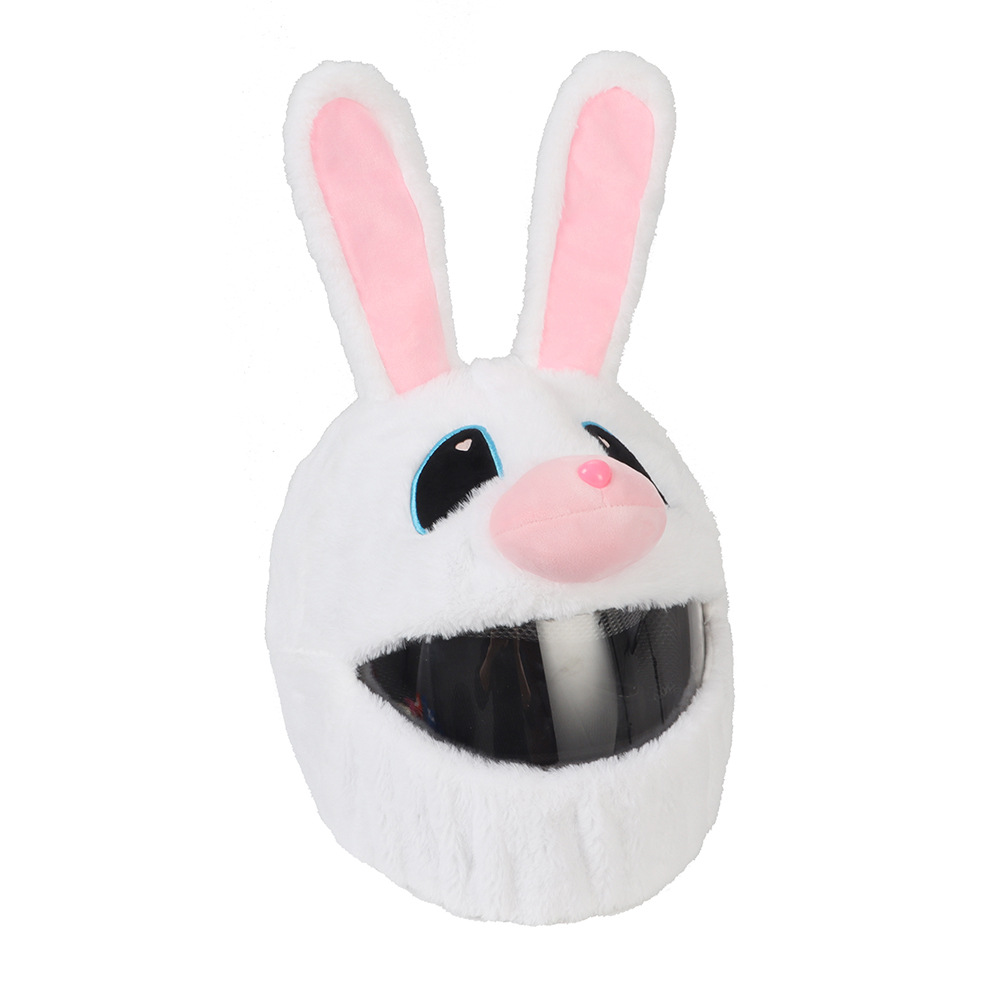 2024 cycling warm helmet cap fried street motorcycle plush helmet cover motorcycle helmet cartoon protective cover