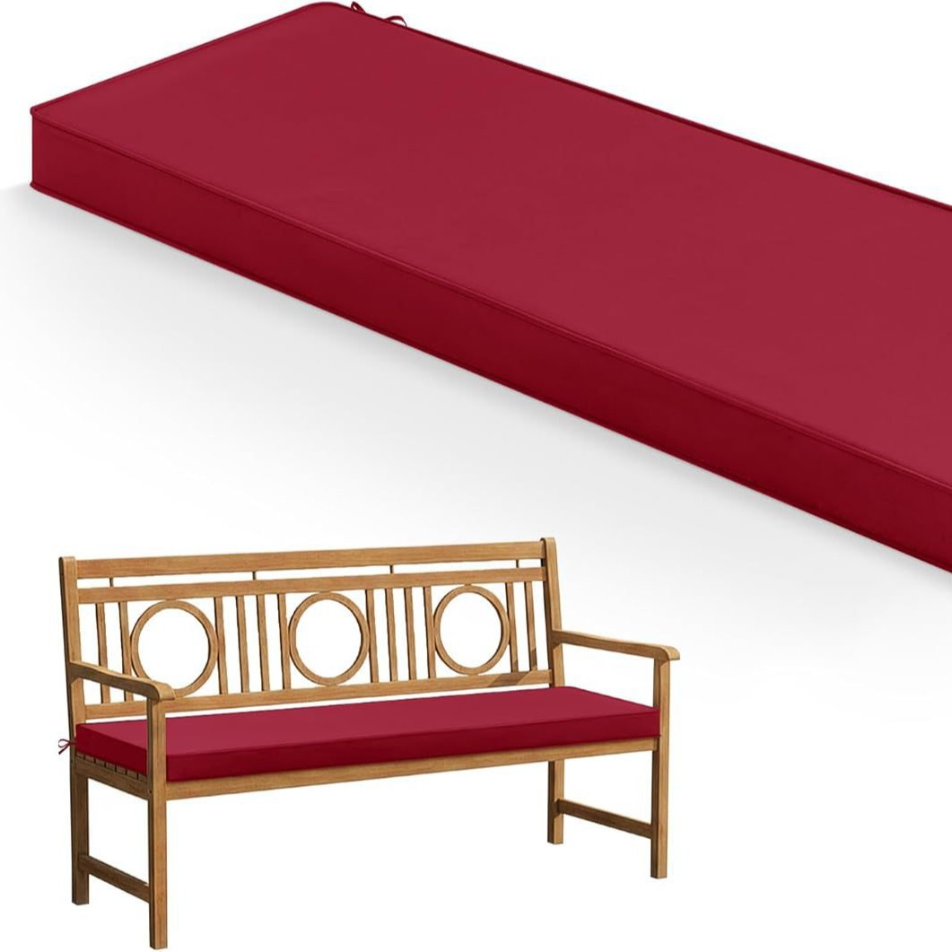 Explosiones transfronterizas al aire libre cojín de banco impermeable anti-desvanecimiento cojín de muebles de patio cojín de cubierta desmontable cojín de porche