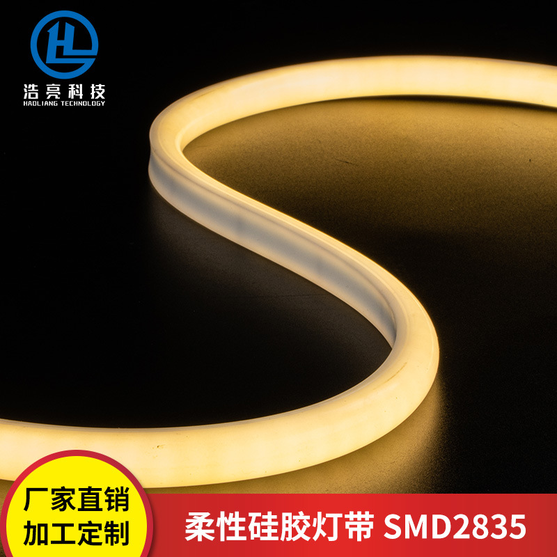 硅胶软灯带101024V  20*20柔性LED霓虹灯带室内可弯曲造型软灯带|ms