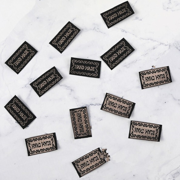 In-Stock DIY Jewelry Accessories Handmade Labels Fabric Tags Labels Trademark Handmade Hair Accessory Materials