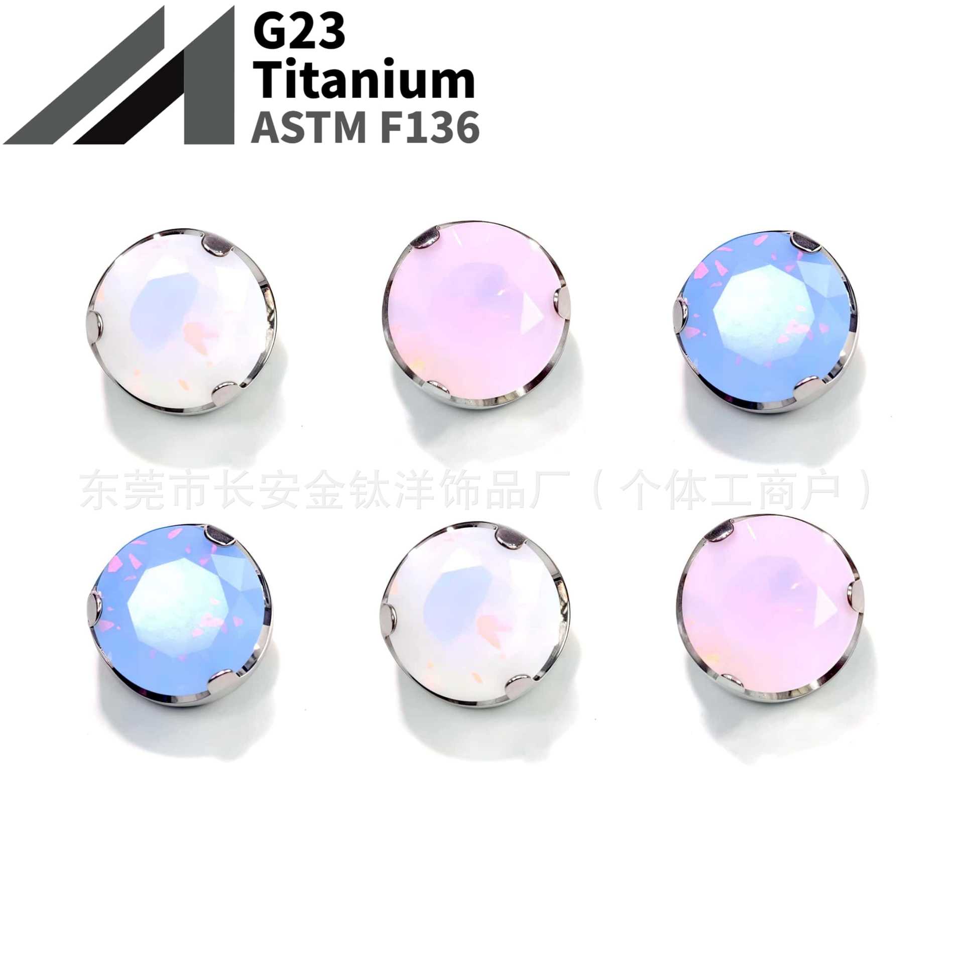 16G labret stud size and finish detail