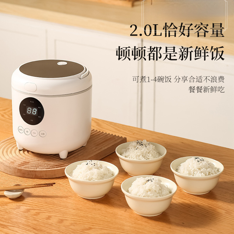 Mini Rice Cooker Household Multi-Functional Small Person Intelligent Reservation Cooking Rice Soup Household Appliances Rice Cooker Automatic
