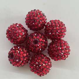 20mm水钻满天星亚克力钻球珠子DIY重工串珠笔手机链饰品配件