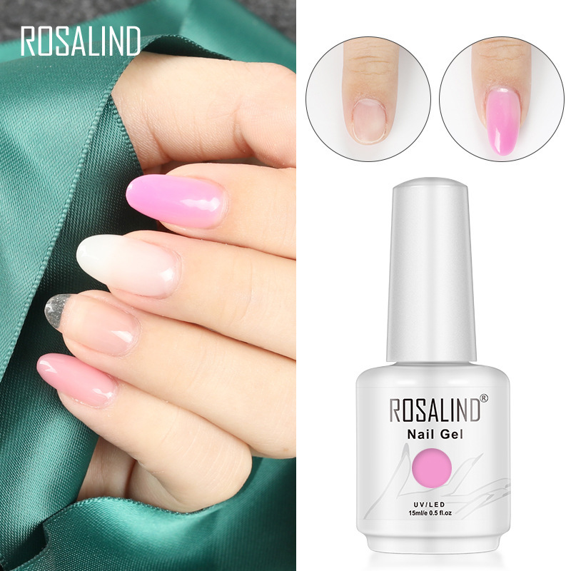 Rosalind Japanese Extension Liquid 15ml Transparent Reinforced Manicure Gel Crystal Nail Gel No-Wash Phototherapy