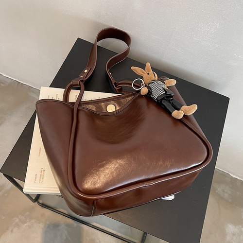 Summer Large Capacity Bags  New Women's Fashion Commute Shoulder Bags High-End Hand-held Tote Bags