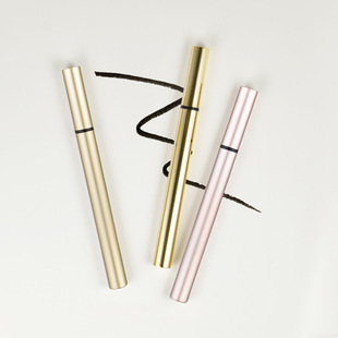 Cross-Border Logo-Free Eyeliner Small Batch Custom Waterproof Quick-Drying Cotton Tip Liquid Eyeliner Pen Gold Silver Glue Pen