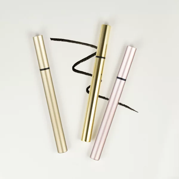 Cross-Border Logo-Free Eyeliner Small Batch Custom Waterproof Quick-Drying Cotton Tip Liquid Eyeliner Pen Gold Silver Glue Pen
