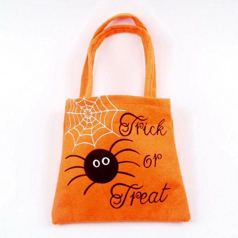 Bolsas de Halloween transfronterizas bolsas de tela no tejida bolsas de dulces para niños Halloween accesorios al por mayor