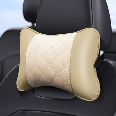 Headrest, Breathable Mesh Neck Pillow, Headrest - one-beige-rhombus-24996176