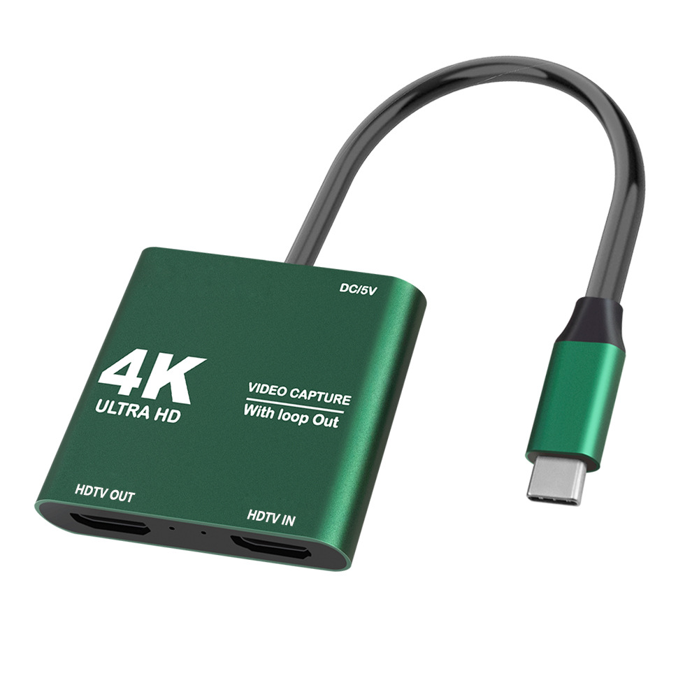 4K 1080p USB 3,0 a HDTV compatible video audio juego tarjeta de captura con bucle 1080P60FPS