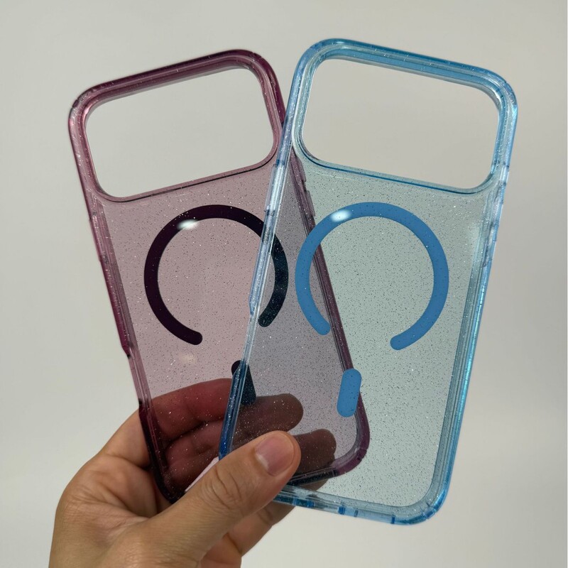 Defender Magesafe Magnetic Apple iPhone 18 Pro Max Four-Corner Anti-Collision Glitter Original Color Phone Case