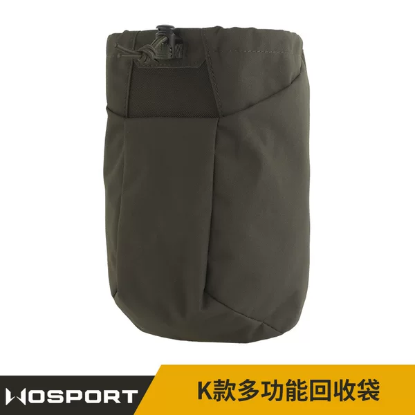WOSPORT K model multifunctional recovery bag, foldable for storage, large capacity, 2 installation methods, solid color