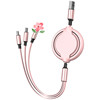 Android Type-C's charging cable multi-function USB one-dragging three data cable gifts to formulate logo