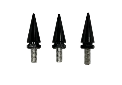 Motorcycle 3Pcs Windshield Decorative Screws Glass Bolts Harley Traveler 13 Years Ago Windshield Screws (Motorcycle front windshield) - black