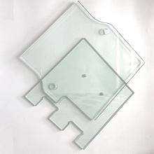 4mm-8mm有色玻璃 2mm玻璃圆 1.2公分厚钢化玻璃
