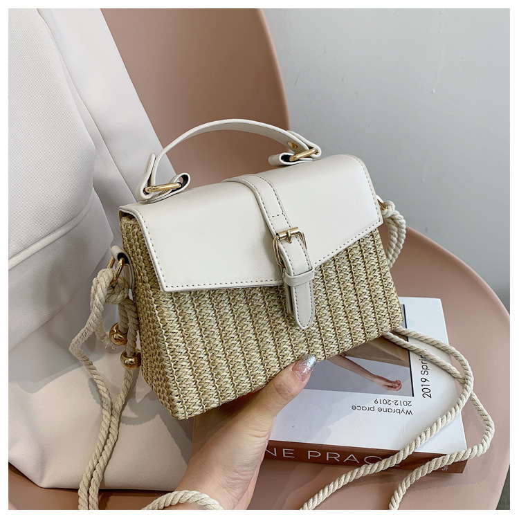 Korean Mini Casual Contrast Color Messenger Box Handbag Wholesale Nihaojewelry display picture 16