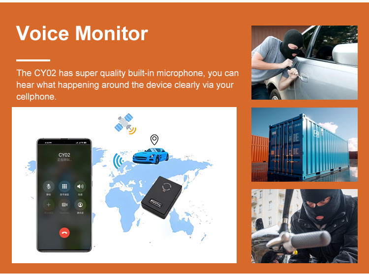 Mexican Spanish Cross-Border Product Gps Locator Multi-Language Anti-Theft Installation-Free Portable Smart Alarm