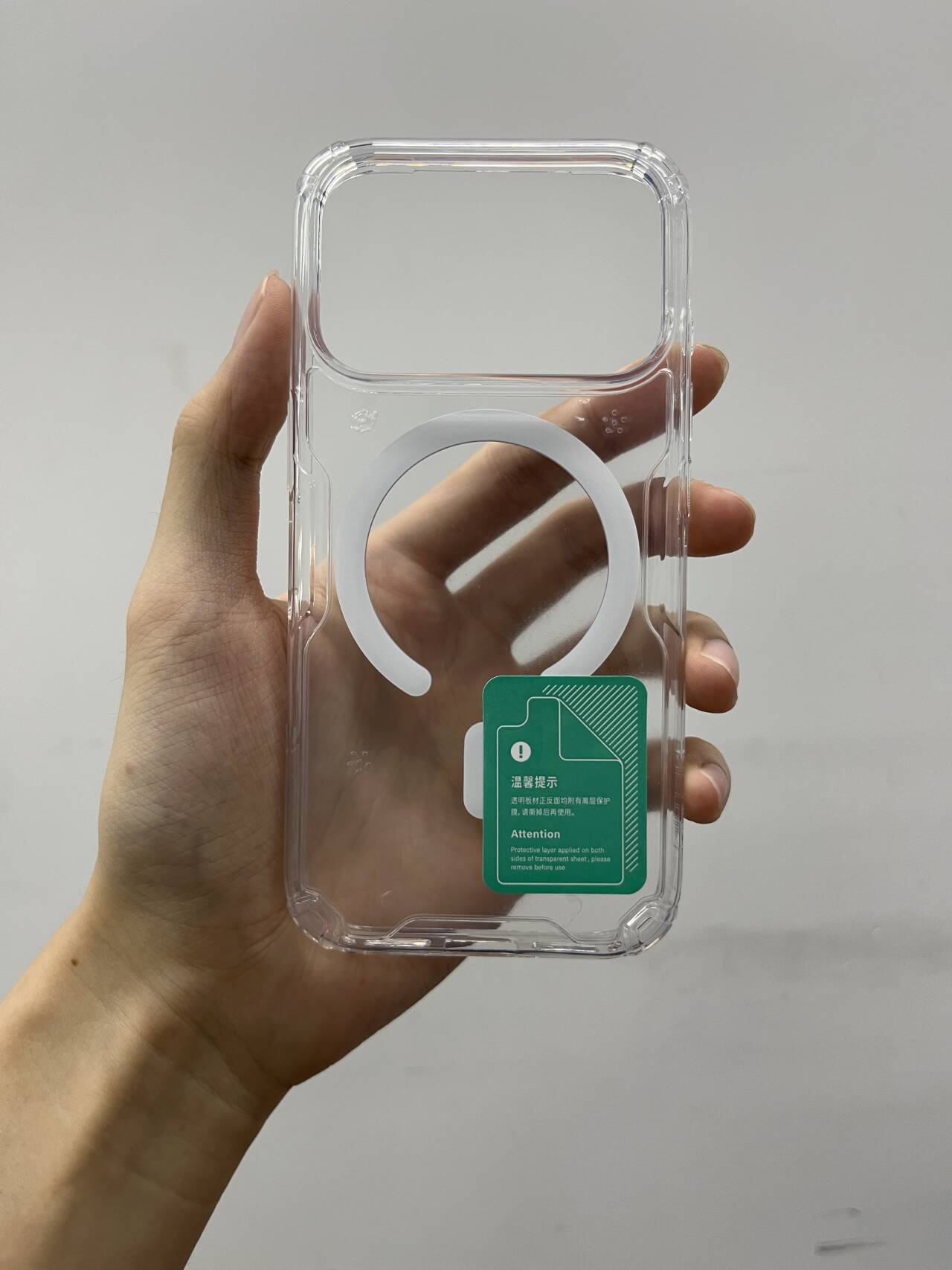 Ốp lưng trong suốt Nillkin cho iPhone 17 Pro Max có từ tính MagSafe — Apple IPHONE17 màu trắng, Apple IPHONE AIR màu trắng, Apple IPHONE17 PRO màu trắng, Apple IPHONE17 PRO MAX màu trắng chi tiết 18