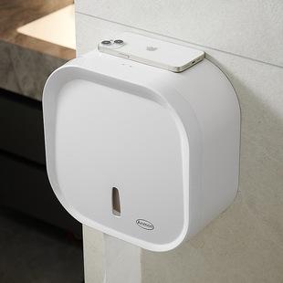 Hotel toilet large rolled paper frame free punching large plate paper frame toilet large roll tube paper frame large rolled paper box 3