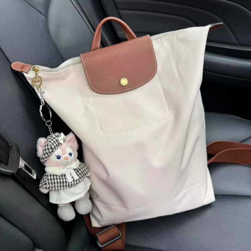 Cross-Border Exclusive Supply of the New Upgraded Nylon Backpack with Dragon Embroidery, Large Capacity, Lightweight Foldable Backpack, Waterproof Casual Bag