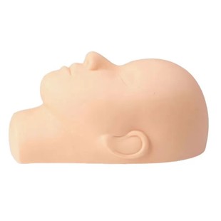 Grafted Eyelash Practice Head Model, Eyelash Beauty Makeup Tool Human Head Model, Dummy Head